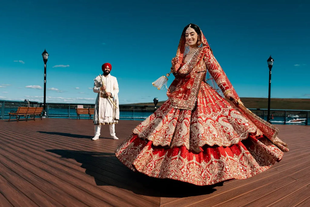 The Irresistible Charm of Embellished Lehenga for Weddings