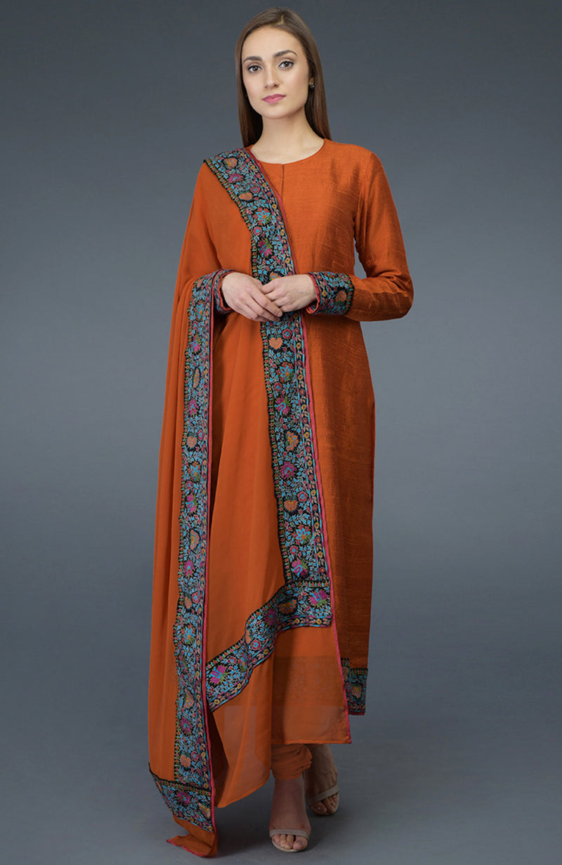 Hand Embroidery Suit Kashmiri Dress Material Buy Online Kashmiri