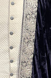 Midnight Blue Kashmiri Majesty Tilla Embroidered Shawl