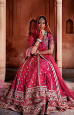 Heart to Heart Red Lehenga Set