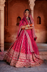 Heart to Heart Red Lehenga Set