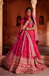 Heart to Heart Red Lehenga Set