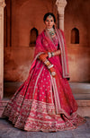 Heart to Heart Red Lehenga Set