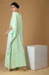 Spring Blossom Floral Hand Embroidered Dress