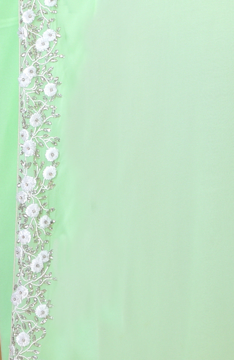 Spring Blossom Floral Hand Embroidered Dress