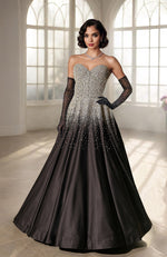 NAIRA- Crystal Hand Embroidered Princess Gown