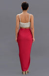 Diamante Crystal Hand Embroidered Bustier Set