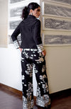 Black Parsi Gara Embroidered Co-Ord Set