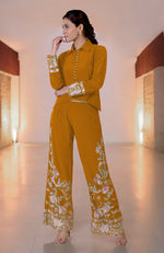 Hawthorn Rose Parsi Gara Embroidered Co-Ord Set