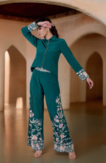 Hawthorn Rose Parsi Gara Embroidered Co-Ord Set
