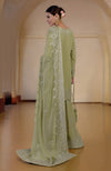 Bog Green Gold Kashmiri Tilla & Zardozi Hand Embroidered Sharara Set