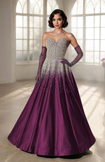 NAIRA- Crystal Hand Embroidered Princess Gown