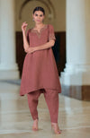 Kelp Forest  Marori Embroidered Linen Kurta Set