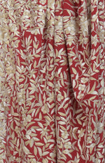 Masterpiece Red Parsi Gara Hand Embroidered Saree