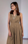 Brownie Gold Tilla Hand Embroidered Jumpsuit