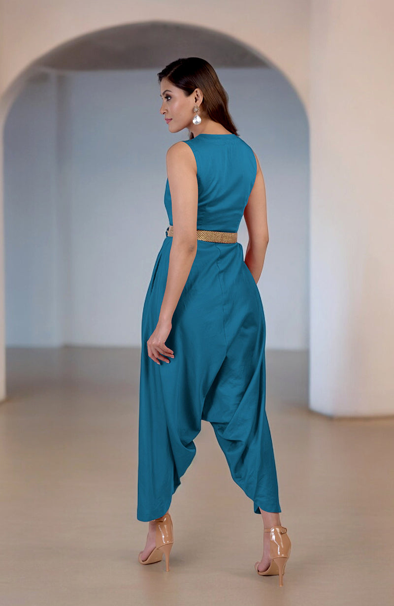 Celestial V-Neck Jumpsuit
