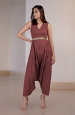 Celestial V-Neck Jumpsuit