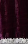 Noor Silk-Velvet Tilla Embroidered Kurta with Skirt and Dupatta