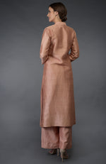 Pressed Rose Raw Silk/ Silk/ Crepe/ Georgette Suit