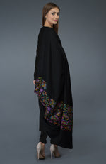 Black Kani Art Embroidered Dupatta with Suit