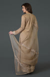 Beige Gota Patti Work Farshi Palazzo Suit