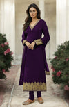 Black Gold Kashmiri Tilla Aari Embroidered Kurta Set