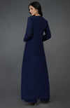 Eclipse Blue Resham Sequin & Beads Embroidered Kurta Set