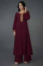 Marori & Sequin Hand Embroidered Kurta Set