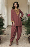 Chutney Kashmiri Tilla Embroidered Dhoti Pants Suit