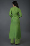 Pepper Stem Kashmiri Tilla Embroidered Kurta Set