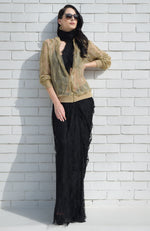 Electric Eye Beads & Sequin Hand Embroidered Jacket