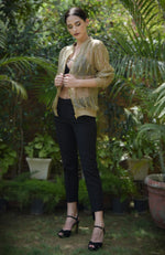 Electric Eye Beads & Sequin Hand Embroidered Jacket