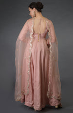 Pressed Rose Gota Patti & Zardozi Hand Embroidered Suit