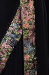 Black Parsi Gara Hand Embroidered Saree