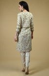 Star White Beads Zardozi Hand Embroidered Tunic Set