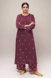 Hawthorne Rose Dabka Zardozi Hand Embroidered Kurta Set