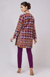 Purple Kantha Hand Embroidered Co-Ord Set