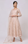 Pressed Rose Lace Anarkali Set