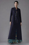 Emerald Green  Raw Silk Jacket & Skirt Set