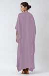 Elderberry Kashmiri Tilla Embroidered Kaftan
