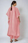 Peony Pink Marori Gota Patti & Zardozi  Embroidered Kaftan set