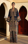 Masterpiece Midnight Majesty Embroidered Kimono Jacket Set
