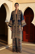 Masterpiece Midnight Majesty Embroidered Kimono Jacket Set
