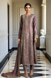 Muted Mauve Gold Embroidered  Kurta set