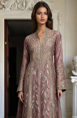 Muted Mauve Embroidered Kurta set