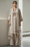 Ivory Smoke Embroidered Kurta Set