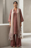 Muted Rosewood Embroidered Kurta Set