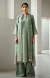 Eucalyptus Green Embroidered Kurta Set