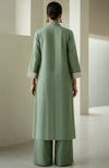 Eucalyptus Green Embroidered Kurta Set