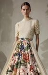 Eden Bloom Pearl Embroidered Skirt Set